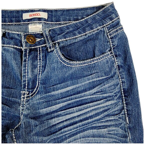 Bongo Vintage Jeans-SIZE 5 JUNIOR- Low Rise Flare Jeans Y2K - Picture 8 of 14